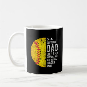Softball-Vater wie ein Baseball-Vater Kaffeetasse