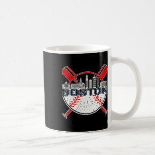 Softball Vintage Boston Baseball für Männer und Fr Kaffeetasse