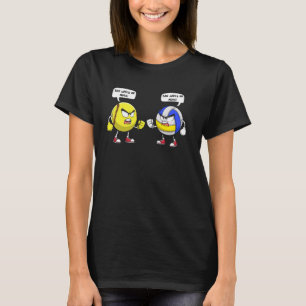 Softball-Volleyball Sie Liebe mir mehr Frauen T-Shirt