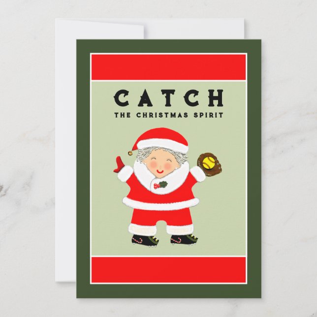 Softball Weihnachten (Vorderseite)