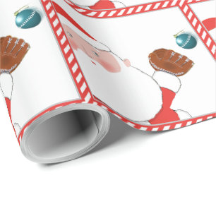 Softball-Weihnachtsgeschenk-Verpackungspapier Geschenkpapier