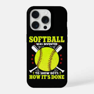 Softball wurde erfunden, um Jungen zu zeigen, wie iPhone 15 Pro Hülle