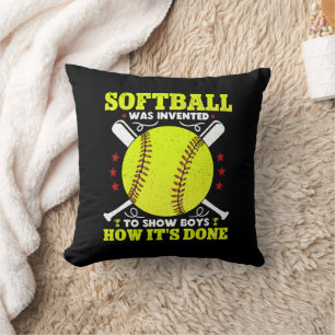 Softball wurde erfunden, um Jungen zu zeigen, wie  Kissen
