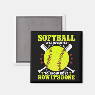 Softball wurde erfunden, um Jungen zu zeigen, wie  Magnet