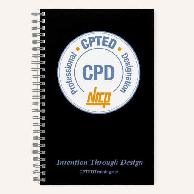 Softcover NICP CPD Logo 5.5" x 8.5" Notebook Notizbuch (Vorderseite)