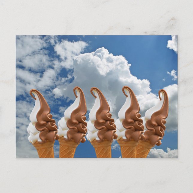 Softeis Postkarte (Vorderseite)