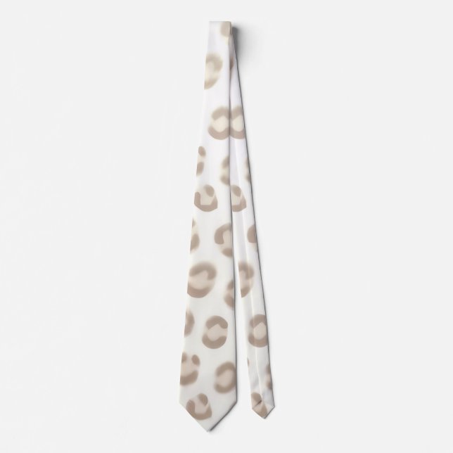 Softes Tier Luxe Muster | Eleganter Tierdruck  Krawatte (Vorderseite)