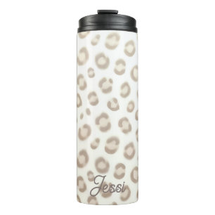 Softes Tier Luxe Muster   Eleganter Tierdruck  Thermosbecher