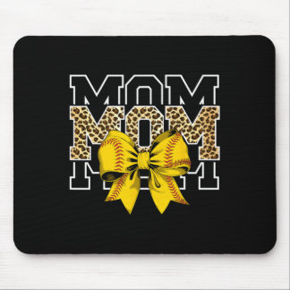 Softll Bow Women For Softll Leopard Mom Mothers Da Mousepad