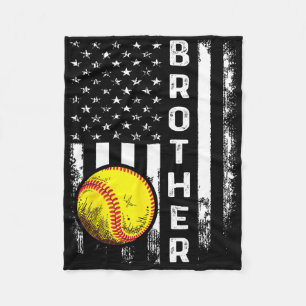 Softll Brother American Flag Vintage Weihnachten X Fleecedecke