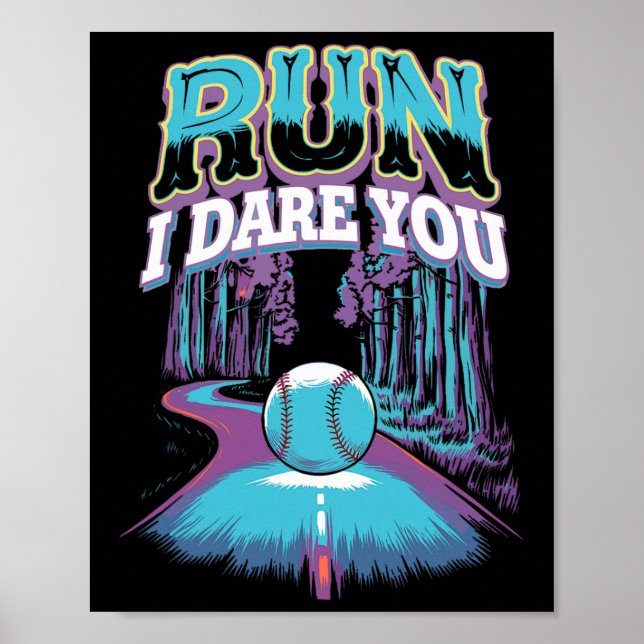 Softll Catcher Run I Dare You Design _1  Poster (Vorne)