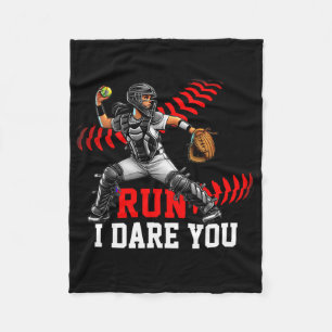Softll Catcher Run Ich Fordere Dich Heraus Design Fleecedecke