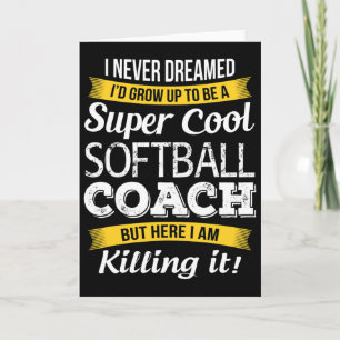 Softll Coach-Shirt Vielen Dank Würdigung Lustiges Karte
