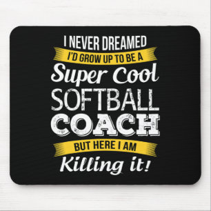 Softll Coach-Shirt Vielen Dank Würdigung Lustiges Mousepad