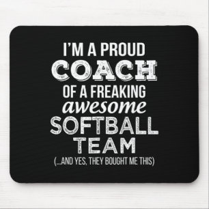 Softll Coach T-Shirt Lustig Danke Wertschätzung Mousepad