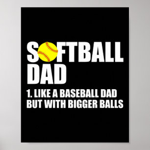 Softll Dad Definition Lustig Poster