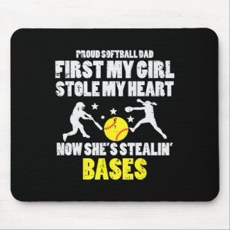 Softll Dad Girl Stole My Heart Stealing Ses Father Mousepad
