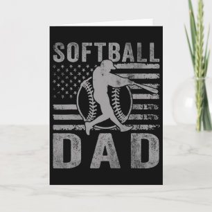Softll Dad USA Amerikanische Flagge Vatertag Männe Karte