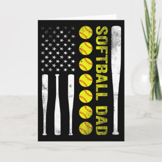 Softll Dad Usa Amerikanische Flagge Vatertag Männe Karte