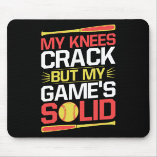 Softll Fänger Meine Knie Knacken Softll Mama  Mousepad