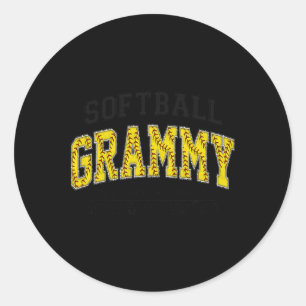 Softll Grammy Softll Liebhaber Softll Großmutter F Runder Aufkleber