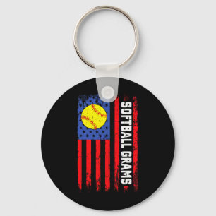 Softll Grams Amerikanische Flagge Lustiger Softll Schlüsselanhänger