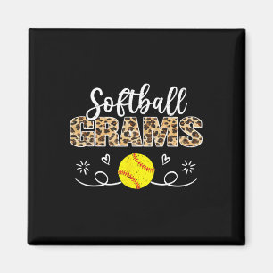 Softll Grams Leopard Lustiger Softll Spieler Magnet