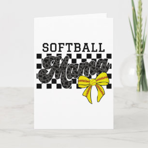 Softll Mama Mom Spieltag Retro Kariert Coquette Karte
