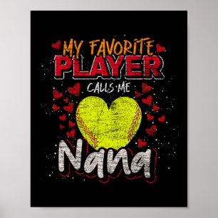 Softll Oma Mein Lieblingsspieler nennt mich Nana S Poster