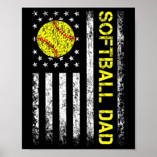 Softll Papa-Shirt Herren Daddy Sport Liebhaber Ame Poster