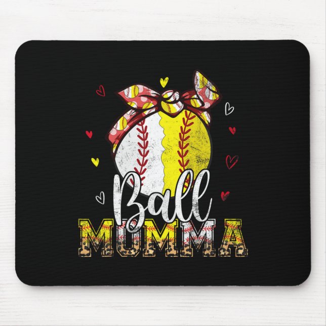 Softll Sell Ll Momma Ndana Leopard Mütter Day Mousepad (Vorne)