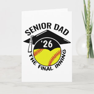 Softll Senior Dad 2026 Das letzte Inning Karte