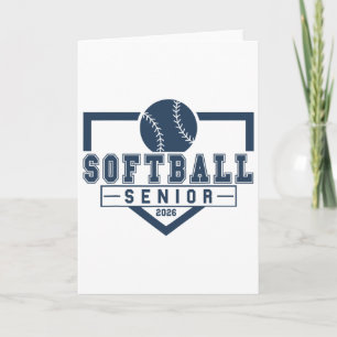 Softll Senior Night Softll Senior 2026 Abschlussfe Karte