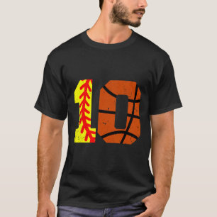 Softll Sketll Nummer 10 Jersey Lustig 10. Geburtst T-Shirt