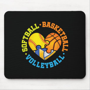 Softll Sketll Volleyll  Mousepad