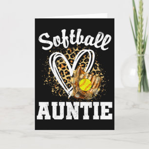 Softll Tante Leopard Herz passende Familie Karte