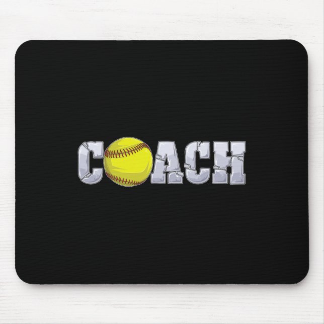 Softll-Trainer Coaching Sofort-Trainer Softll-Team Mousepad (Vorne)