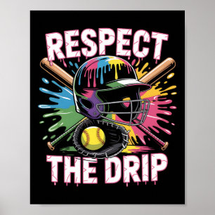 Softll Tropf Mädchen Eiscreme Respektiert den Trop Poster