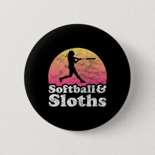 Softll Und Faultiere Frauen Oder Mädchen Faultier  Button