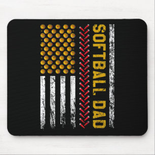 Softll Vater Vatertag American Flag Vater Softll L Mousepad