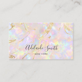 Softpink opal stone Visitenkarte