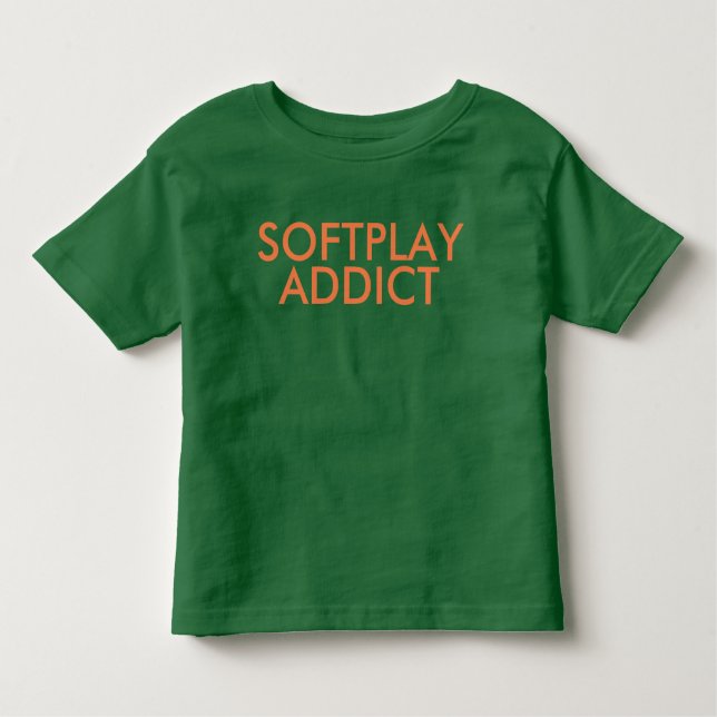 Softplay-Addict | Baby Niedlich lustig Bright Tshi Kleinkind T-shirt (Vorderseite)