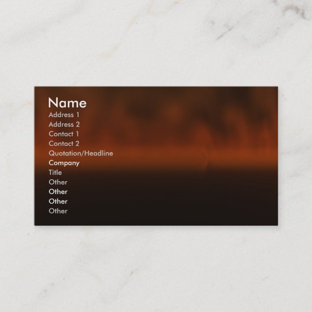 Softproductcards Visitenkarte (Vorderseite)