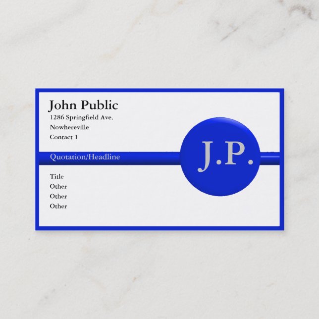 Softproductcards Visitenkarte (Vorderseite)