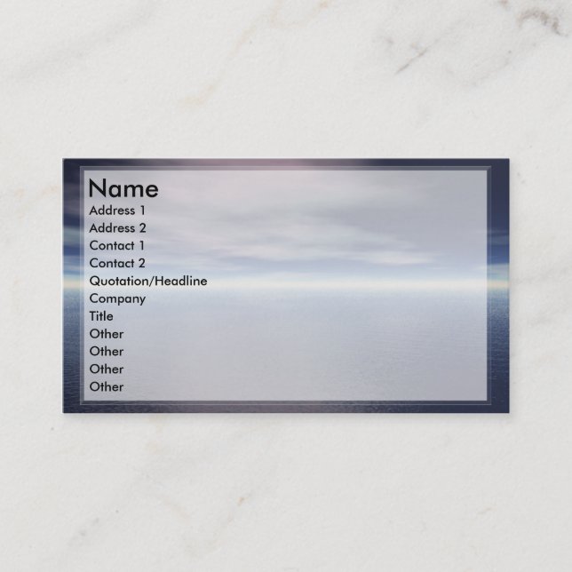 Softproductcards Visitenkarte (Vorderseite)