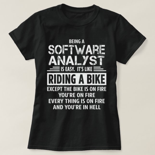 Software Analyst T-Shirt (Design vorne)