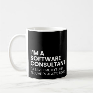 Software Consultant Funny Analyst Sprichwort Kaffeetasse