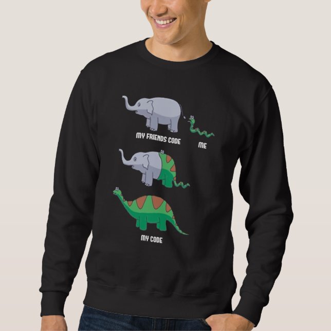 Software Developer Coder Programming Coding Progra Sweatshirt (Vorderseite)