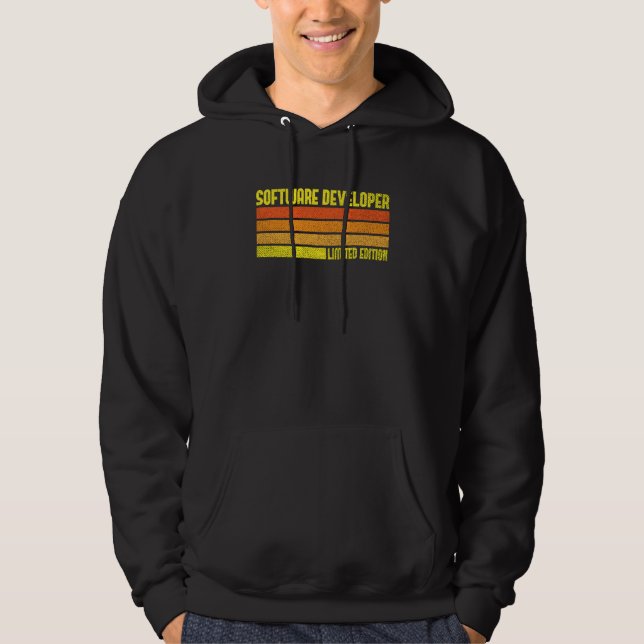 Software Developer Computer Engineer Nerd Job Titl Hoodie (Vorderseite)
