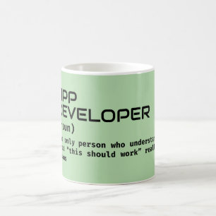 Software Developer Definition-Kaffee-Tasse Kaffeetasse